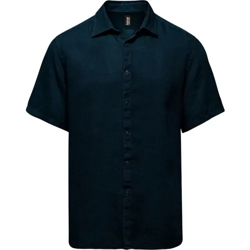 Short Sleeve Linen Shirt , male, Sizes: S, 3XL, M, 2XL, L, XL - BomBoogie - Modalova