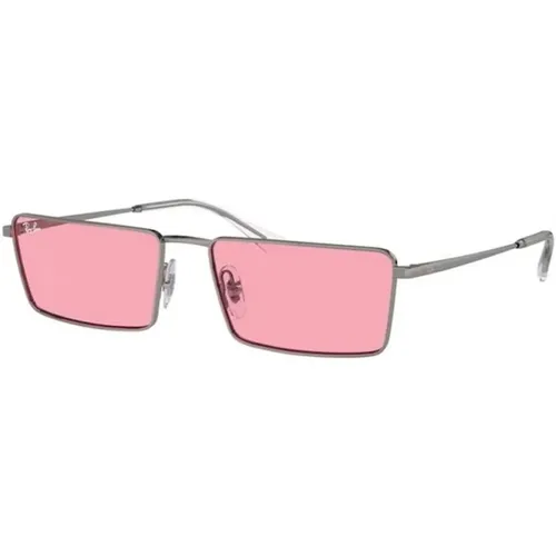 Stilvolle Grau Rosa Sonnenbrille Rb3741 , unisex, Größe: 59 MM - Ray-Ban - Modalova