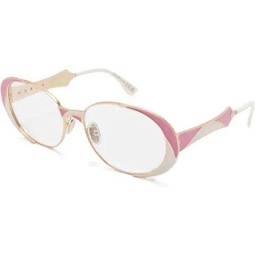 FF5 Tarassqa Optical Frame , female, Sizes: 55 MM - Marni - Modalova