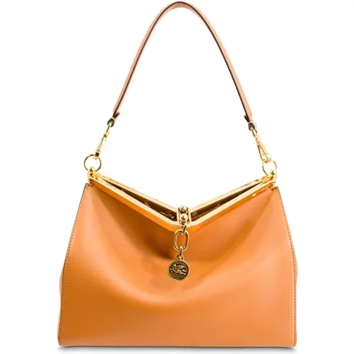 Signature Pegaso Motif Leather Bag , female, Sizes: ONE SIZE - ETRO - Modalova