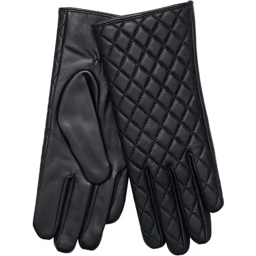 Gepolsterte Lederhandschuhe Schwarz , Damen, Größe: XL - BTFCPH - Modalova