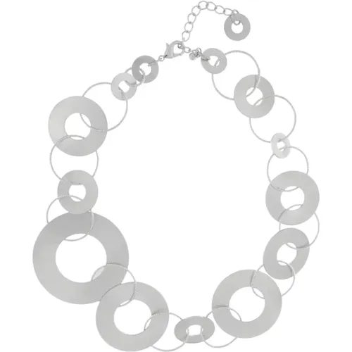 Silber Chunky Statement Halskette , Damen, Größe: ONE Size - Dansk Copenhagen - Modalova