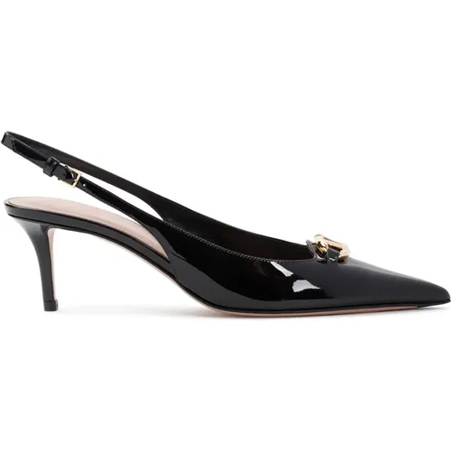 Sling Back Vlogo Pumps , female, Sizes: 3 UK, 4 UK, 4 1/2 UK, 5 UK, 5 1/2 UK, 7 UK, 2 1/2 UK, 6 UK - Valentino Garavani - Modalova