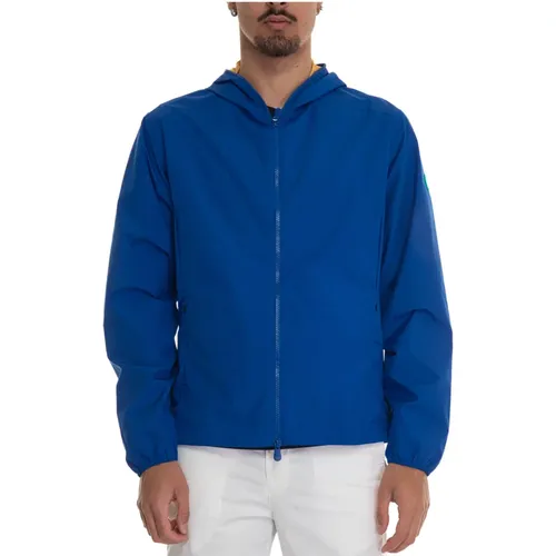 Zayn Windproof Jacket with Hood , male, Sizes: M, XL, L, 2XL - Save The Duck - Modalova