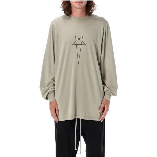 Jumbo Pentagram T-Shirt , Herren, Größe: L - Rick Owens - Modalova