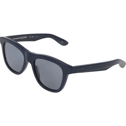 Blue Sunglasses Men's Fashion Aw22 , male, Sizes: ONE SIZE - alexander mcqueen - Modalova