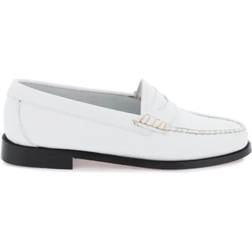 Handgefertigte Leder Penny Loafers , Damen, Größe: 40 EU - G.H. Bass & Co. - Modalova