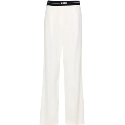 Women's Clothing Trousers Ss24 , female, Sizes: L, M, S, XS - Msgm - Modalova