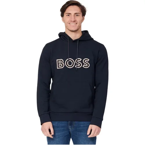 Hooded Sweater for Men , male, Sizes: M, 2XL, L, XL - Hugo Boss - Modalova