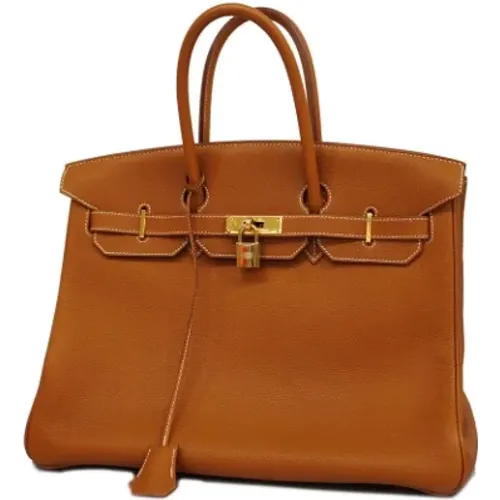 Pre-owned Leather handbags , female, Sizes: ONE SIZE - Hermès Vintage - Modalova