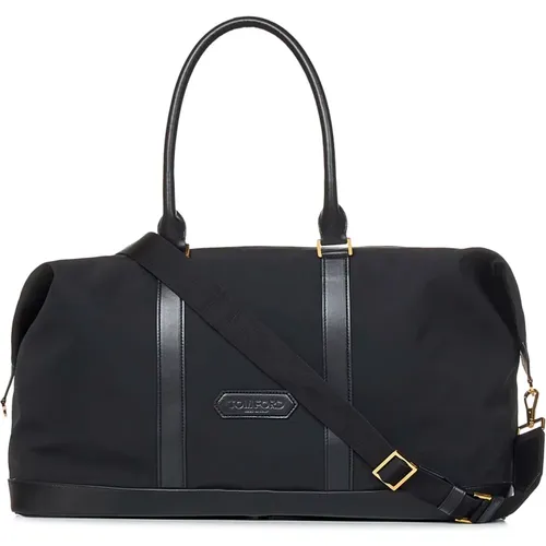 Schwarze Leder-Schultertasche - Tom Ford - Modalova