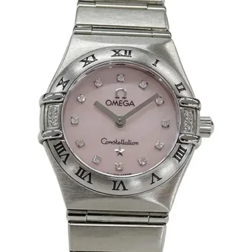 Pre-owned Stainless Steel watches , female, Sizes: ONE SIZE - Omega Vintage - Modalova