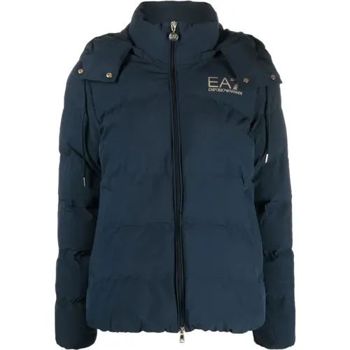 Down Jackets , Damen, Größe: L - Emporio Armani EA7 - Modalova