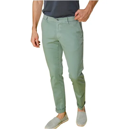 Stretch Satin Chino Hose Regular Fit , Herren, Größe: 2XL - Mason's - Modalova