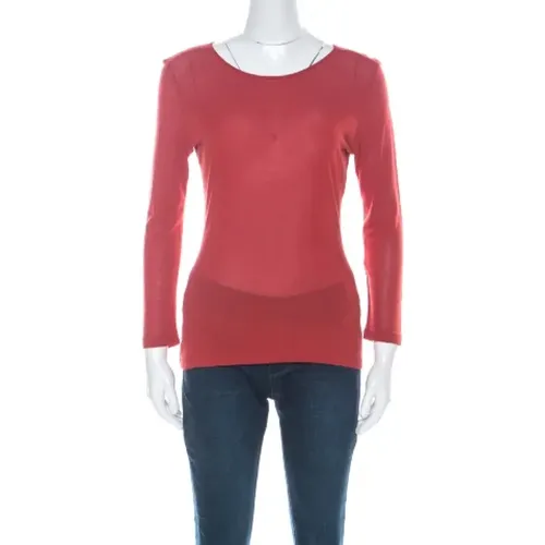 Pre-owned Cotton tops , female, Sizes: M - Gucci Vintage - Modalova