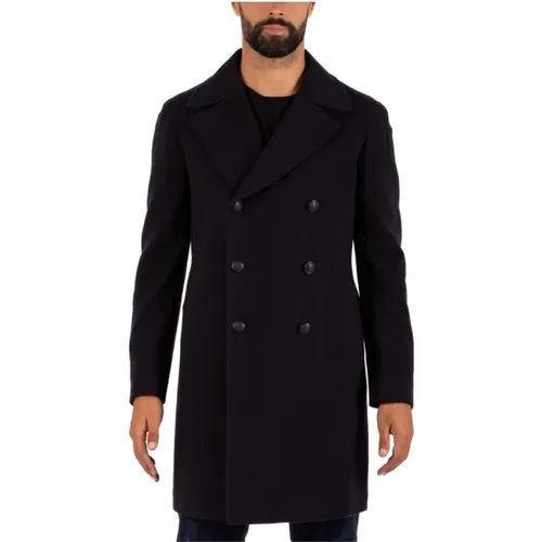 Men`s Coat by , male, Sizes: L - Tagliatore - Modalova