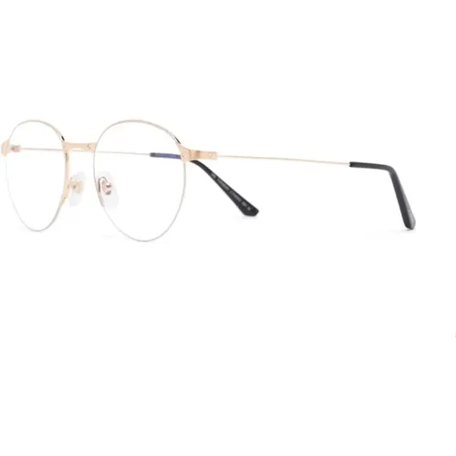 Gold Optical Frame for Everyday Use , male, Sizes: 52 MM - Cartier - Modalova