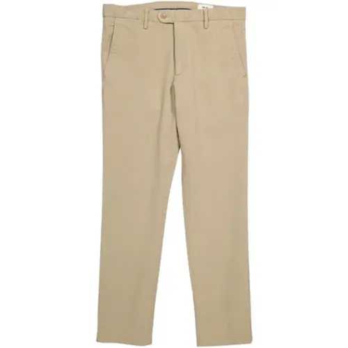 Straight Cut Cotton Pants , male, Sizes: W33 L32, W32 L32, W31 L32, W30 L32 - Nn07 - Modalova