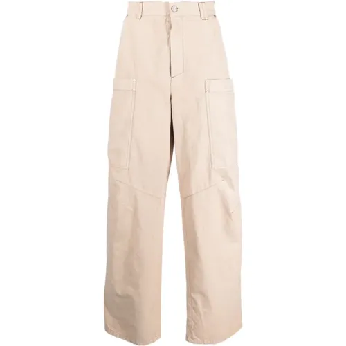 Cotton Trousers with Pockets , male, Sizes: S, L, M - Palm Angels - Modalova