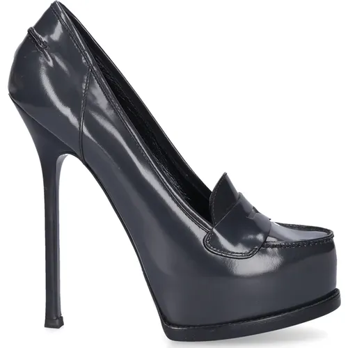 Elevate Your Style with Budapester Heels , female, Sizes: 4 1/2 UK - Saint Laurent - Modalova