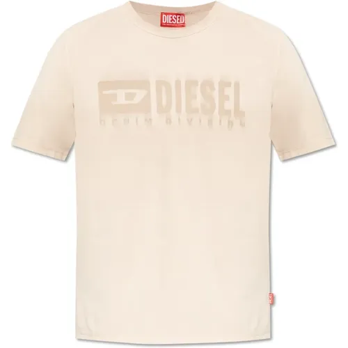 T-Shirt mit Logo T-Adjust-K4 , Herren, Größe: 2XL - Diesel - Modalova