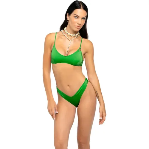 EthnicStyle Shiny Bikini Top Austausch Farbe , Damen, Größe: M/L - 4Giveness - Modalova