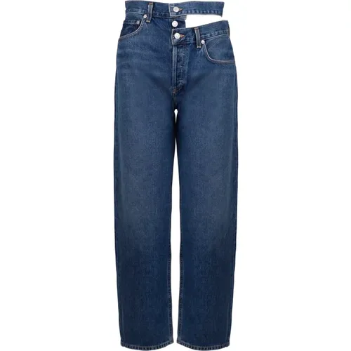 Straight Jeans , female, Sizes: W29 - Agolde - Modalova