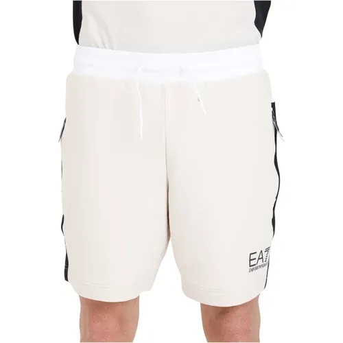 Casual Shorts , Herren, Größe: L - Emporio Armani EA7 - Modalova