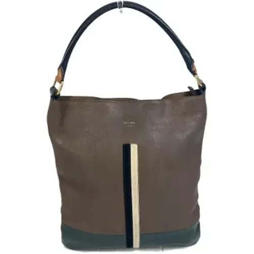 Pre-owned Leder Schultertasche , Damen, Größe: ONE Size - Celine Vintage - Modalova