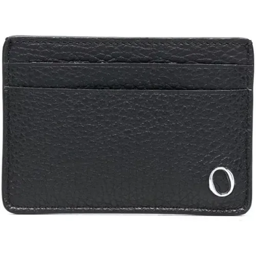 Leather Card Holder , male, Sizes: ONE SIZE - Orciani - Modalova