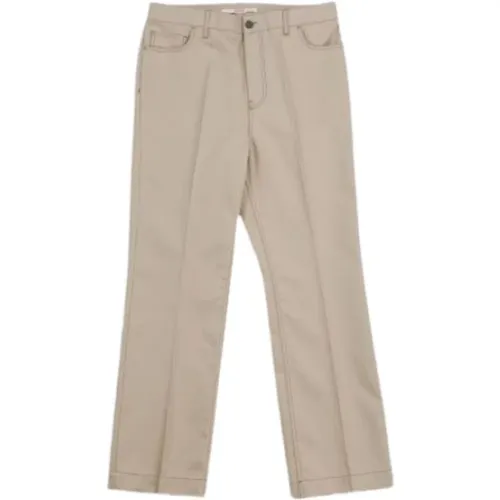 Straight fit trousers in cotton , male, Sizes: L, M - Valentino - Modalova