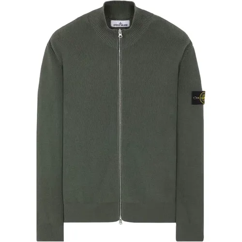 Moderne Zip-Up Jacke 'Maglia' - Stone Island - Modalova