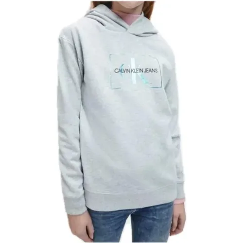 Monogram Lurex Sweatshirt - Calvin Klein - Modalova