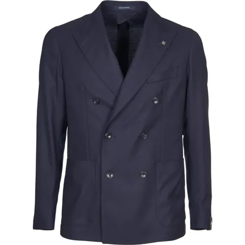 Men's Clothing Jacket Ss24 , male, Sizes: M, XL - Tagliatore - Modalova