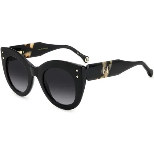 Stylische Sonnenbrille HER 0127/S, Havana Sunglasses,Klassische Glamour Sonnenbrille,Sunglasses - Carolina Herrera - Modalova