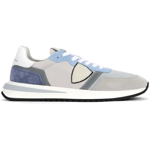Grau und Blau Tropez 2.1 Sneaker - Philippe Model - Modalova