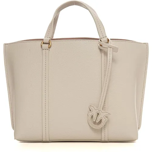 Carrie leather shopping bag Pinko - pinko - Modalova