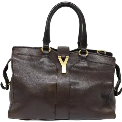 Pre-owned Leather shoulder-bags , female, Sizes: ONE SIZE - Yves Saint Laurent Vintage - Modalova