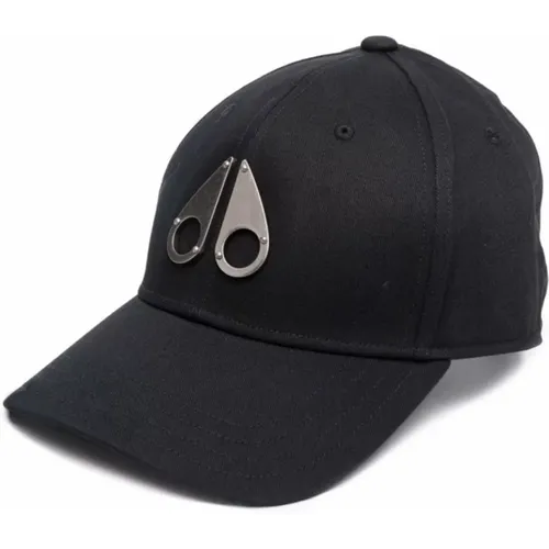 Icon Logo Baseball Cap /Nickel , unisex, Sizes: ONE SIZE - Moose Knuckles - Modalova