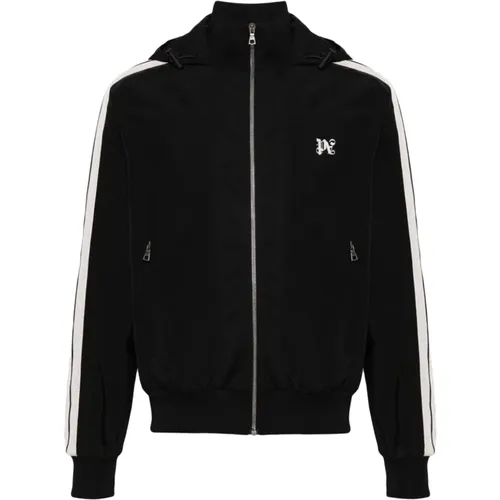 Logo Jacket with Zip Closure , male, Sizes: S - Palm Angels - Modalova