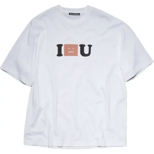 Short Sleeve T-Shirt , male, Sizes: XL, L - Acne Studios - Modalova