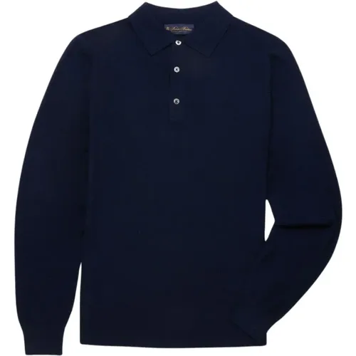 Merinowoll-Poloshirt , Herren, Größe: L - Brooks Brothers - Modalova