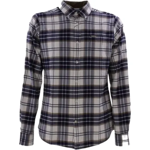 Highland Motif Men's Tailored Shirt , male, Sizes: XL - Barbour - Modalova