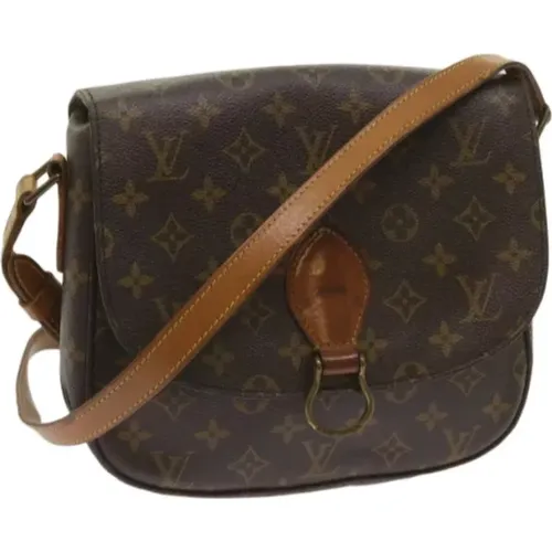 Pre-owned Canvas schultertasche , Damen, Größe: ONE Size - Louis Vuitton Vintage - Modalova