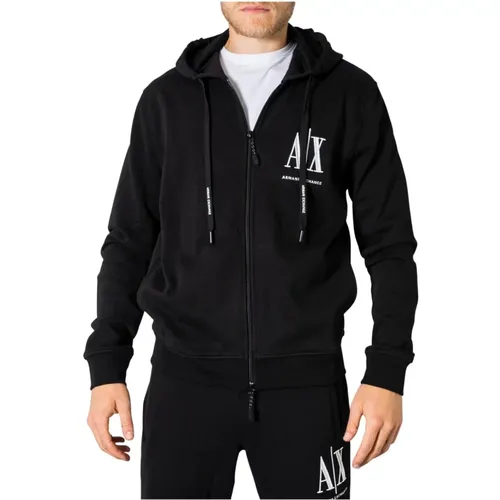 Stylischer Zip-Sweatshirt für Männer - Armani Exchange - Modalova