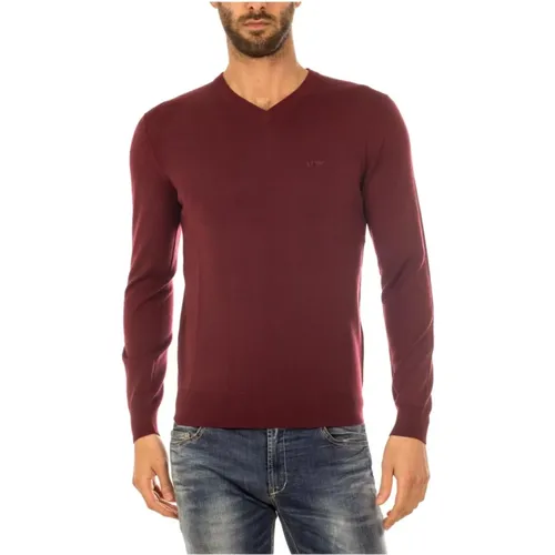 Gemütlicher Strickpullover , Herren, Größe: 2XL - Armani Jeans - Modalova