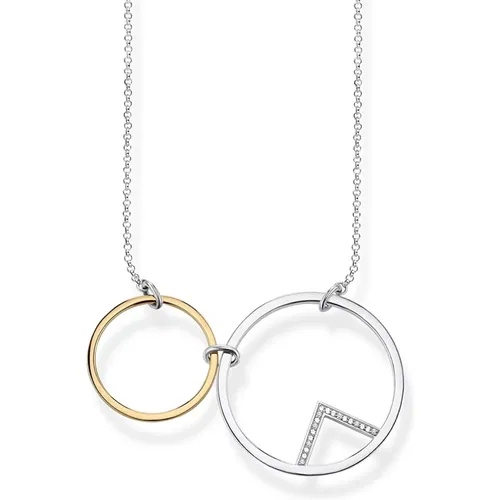 Sterling Silver Pendant Necklace , female, Sizes: ONE SIZE - Thomas Sabo - Modalova