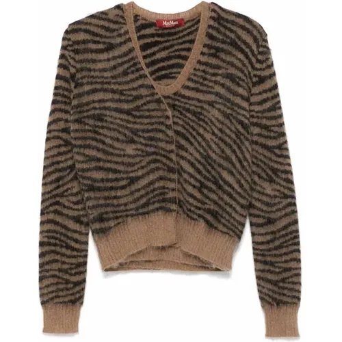 Zebra Print Strickpullover Set - Max Mara - Modalova