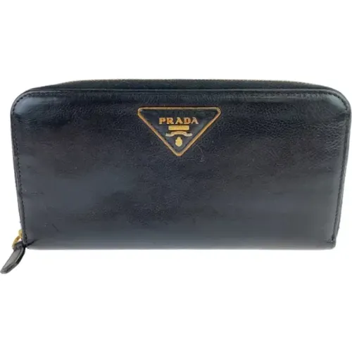 Pre-owned Leather wallets , male, Sizes: ONE SIZE - Prada Vintage - Modalova