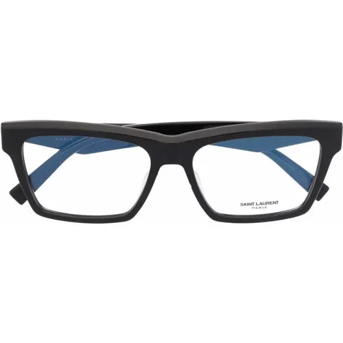 Klassische Schwarze Optische Brille - Saint Laurent - Modalova
